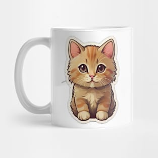 Whisker Whimsy - Adorable Cat Design Tee Mug